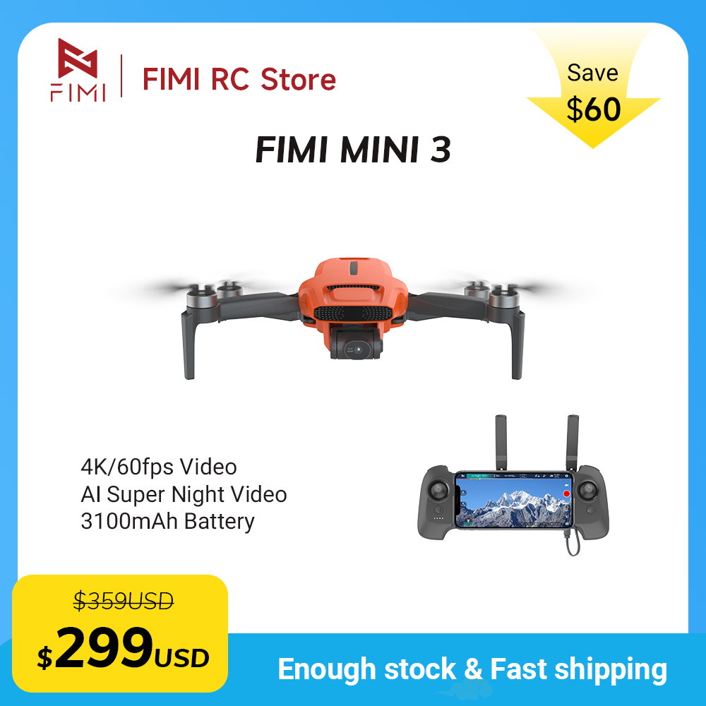 Drone Camera 4K - FIMI MINI 3 Drone con Telecamera